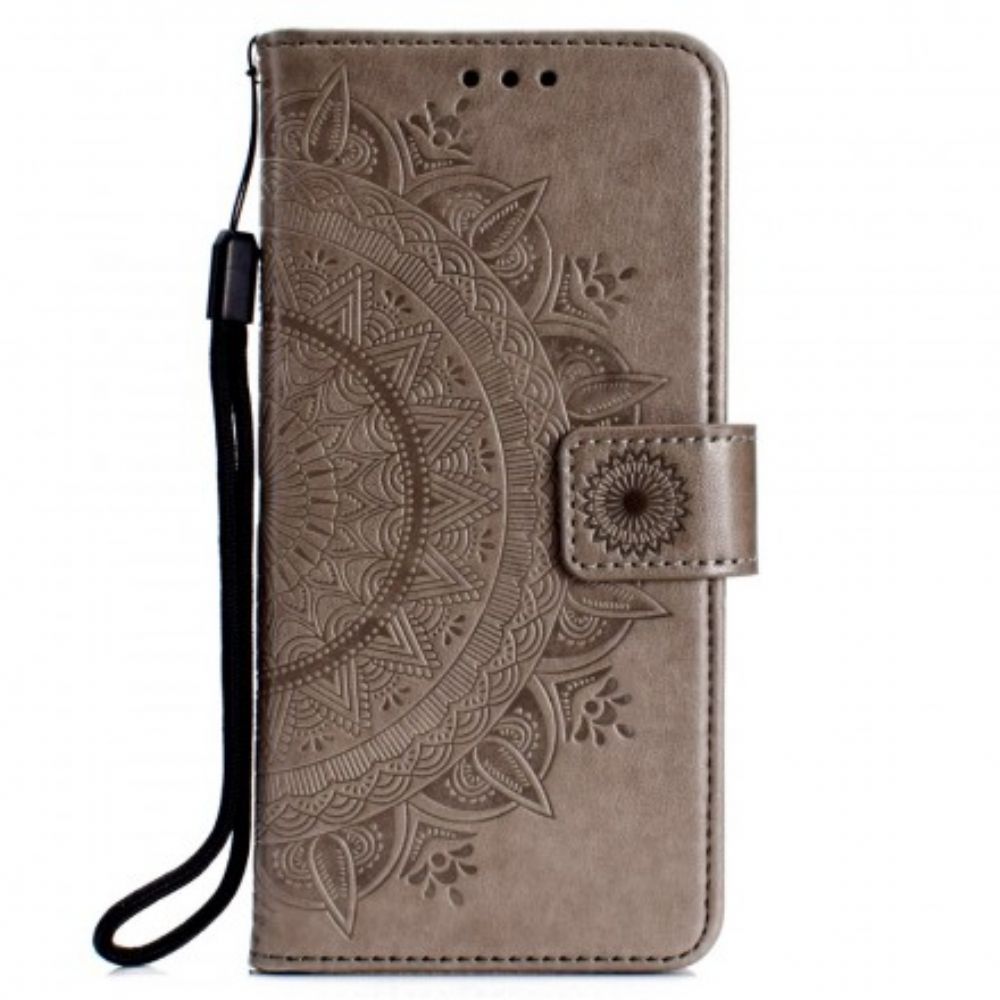 Folio-hoesje voor Huawei P30 Lite Zon Mandala