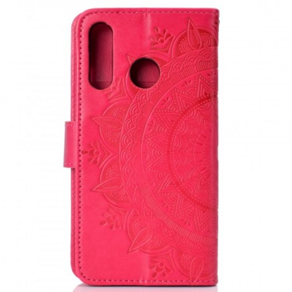 Folio-hoesje voor Huawei P30 Lite Zon Mandala