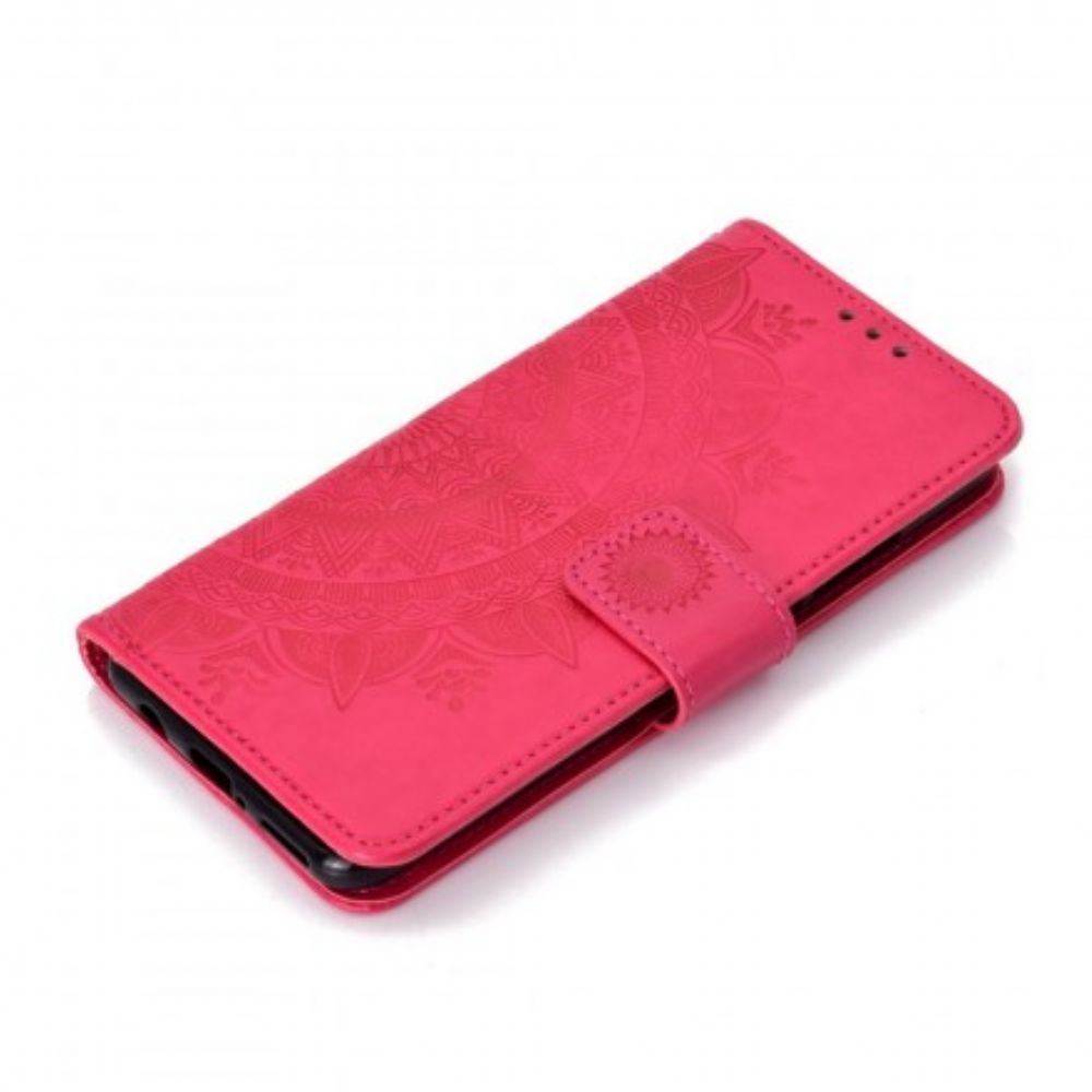 Folio-hoesje voor Huawei P30 Lite Zon Mandala