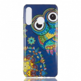 Hoesje voor Huawei P30 Lite Fluorescerende Uil Mandala