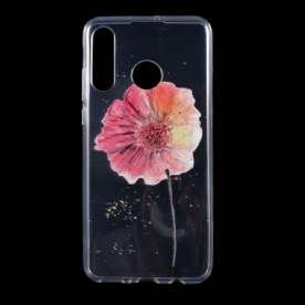 Hoesje voor Huawei P30 Lite Naadloos Aquarel Bloemenpatroon