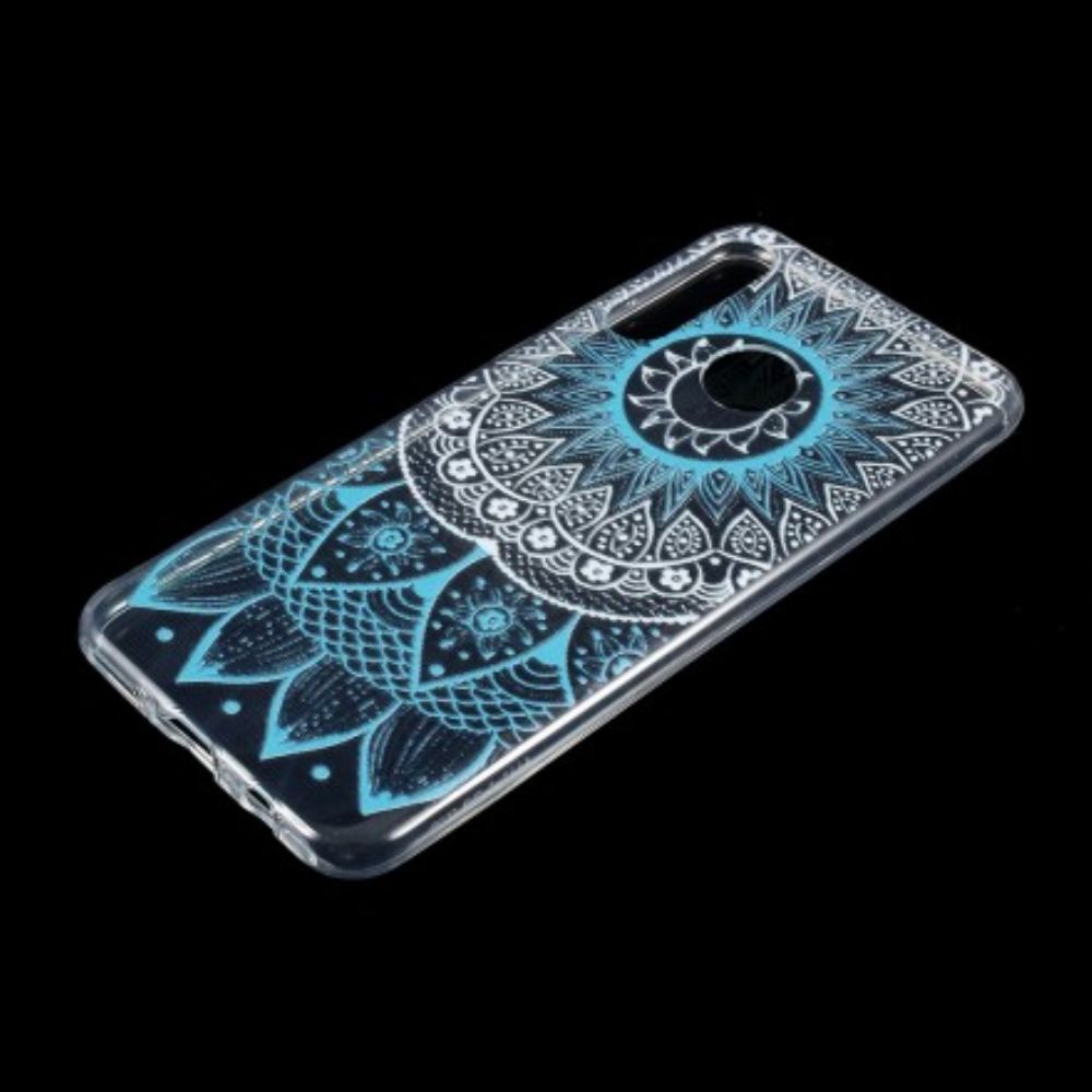 Hoesje voor Huawei P30 Lite Transparante Gekleurde Mandala