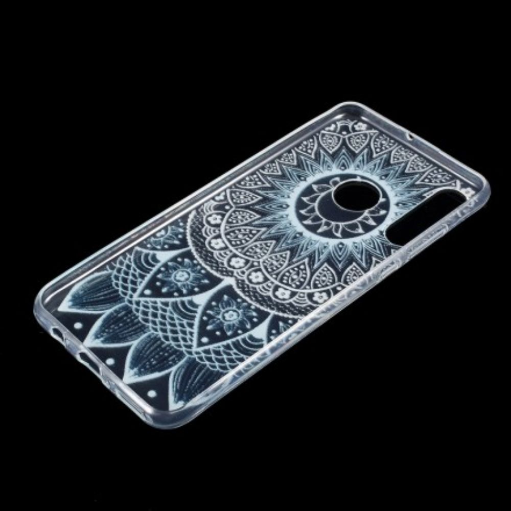 Hoesje voor Huawei P30 Lite Transparante Gekleurde Mandala