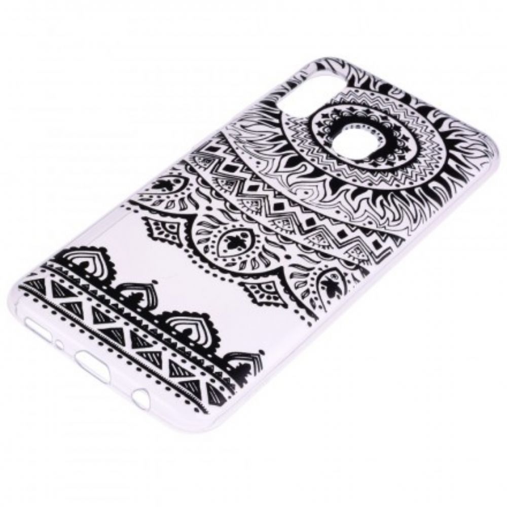 Telefoonhoesje voor Huawei P30 Lite Naadloze Bloemen Mandala