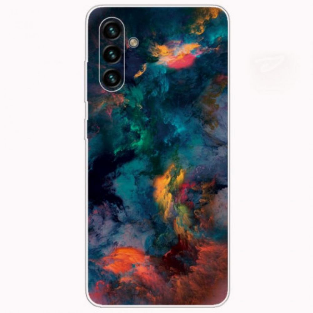 Telefoonhoesje voor Samsung Galaxy A13 5G / A04s Tweekleurige Binfen-kleur