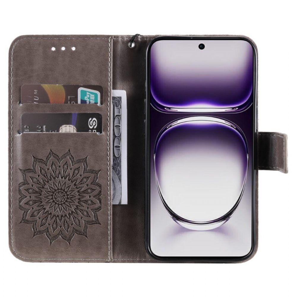 Bescherming Hoesje Oppo Reno 12 5g Mandala Met Bandje