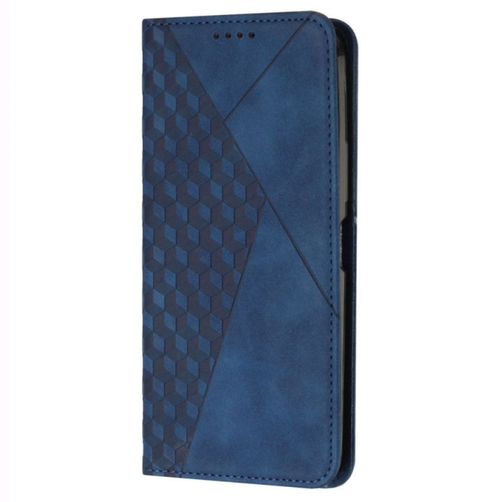 Folio-hoesje Oppo Reno 12 5g Ruitpatroon Bescherming Hoesje