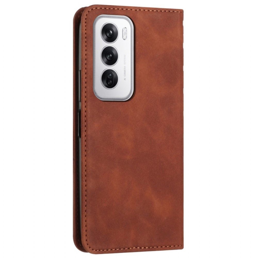 Folio-hoesje Oppo Reno 12 5g Ruitpatroon Bescherming Hoesje