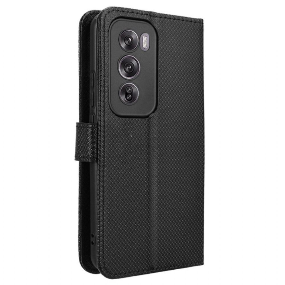 Folio-hoesje Oppo Reno 12 5g Strappunten