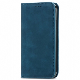 Folio-hoesje Oppo Reno 12 5g Suède-effect Bescherming Hoesje