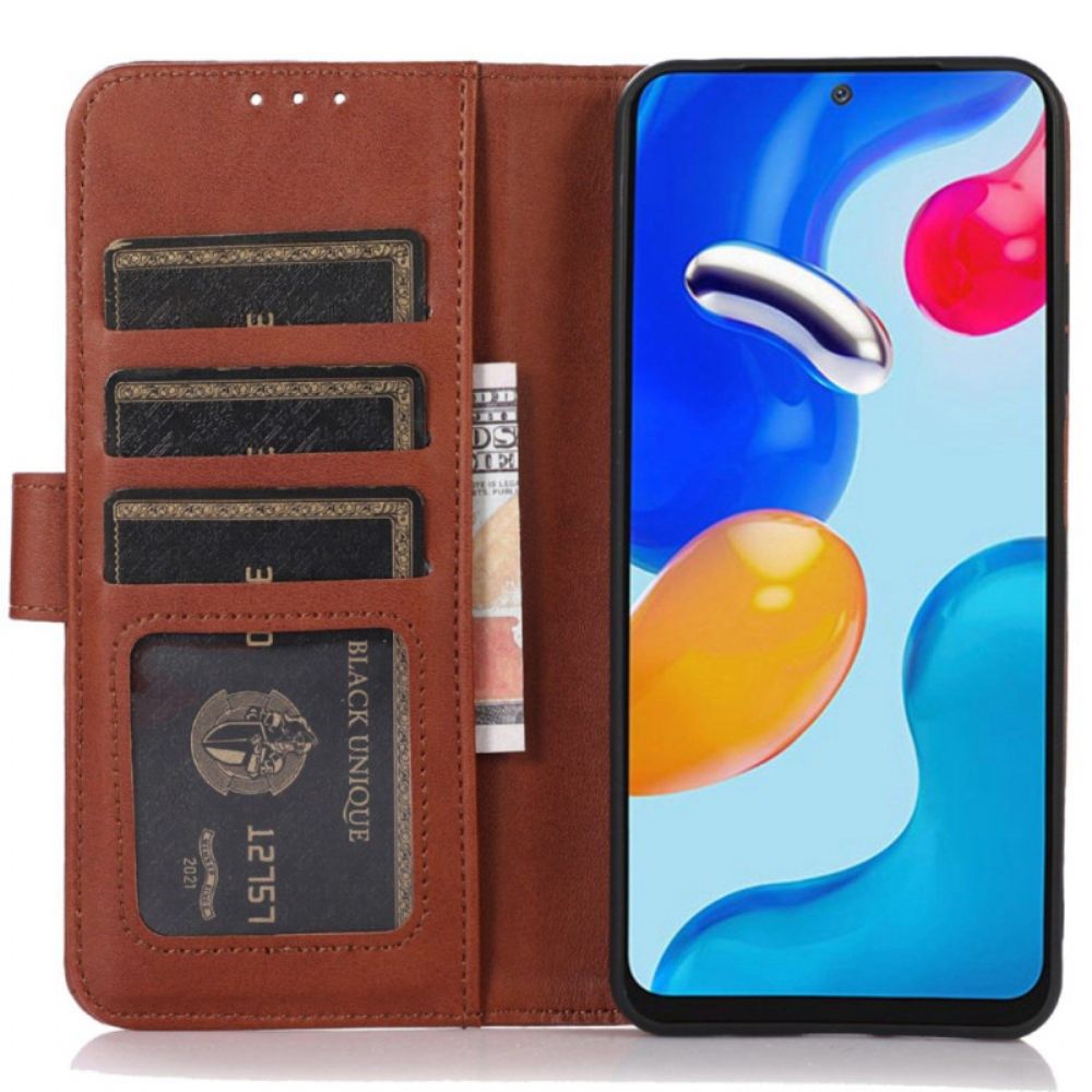 Folio-hoesje Oppo Reno 12 5g Telefoonhoesje Ledertextuur