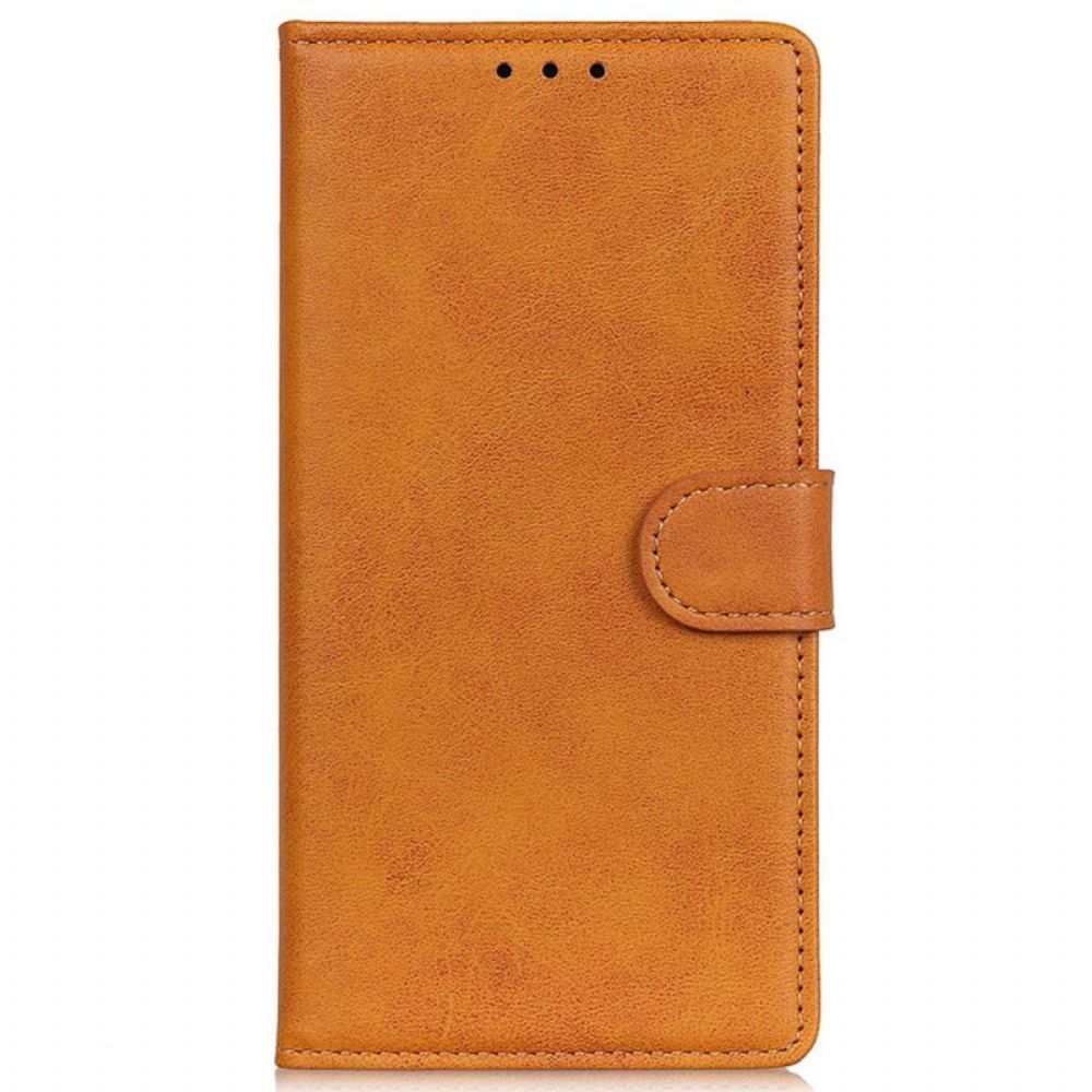 Folio-hoesje Oppo Reno 12 5g Telefoonhoesje Mat Kunstleer