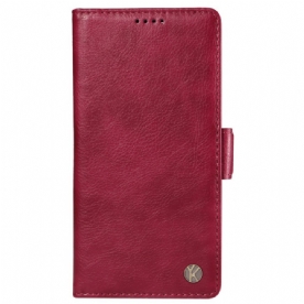 Folio-hoesje Oppo Reno 12 5g Telefoonhoesje Vintage Yikatu