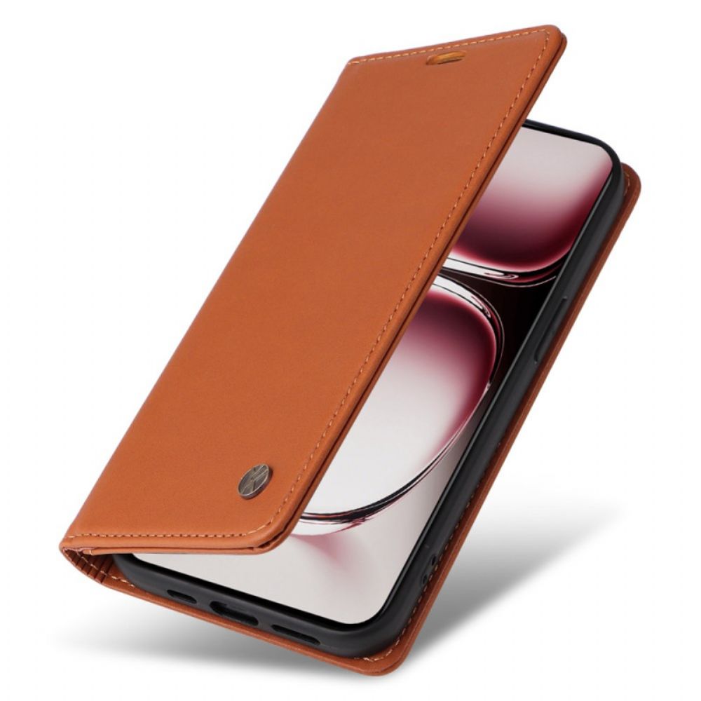 Folio-hoesje Oppo Reno 12 5g Yikatu Lederen Stijl Bescherming Hoesje