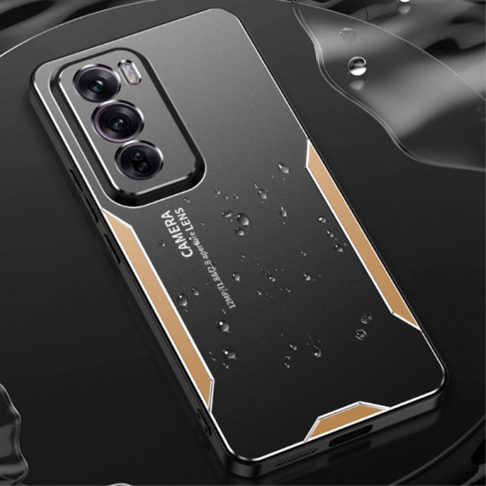 Hoesje Oppo Reno 12 5g Metaaleffect