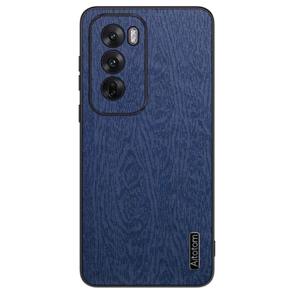 Hoesje Voor Oppo Reno 12 5g Houteffect