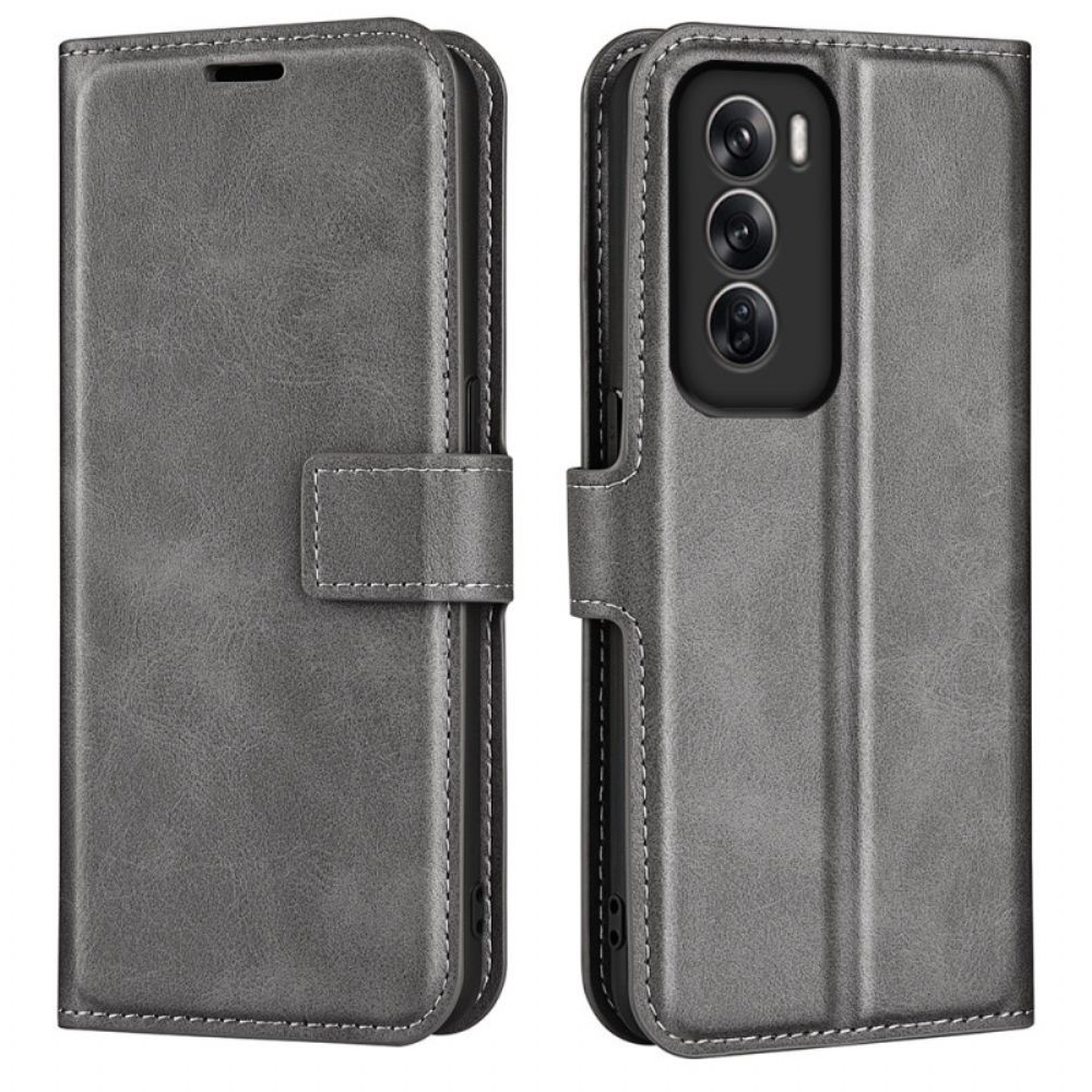 Leren Hoesje Oppo Reno 12 5g Leerstijl