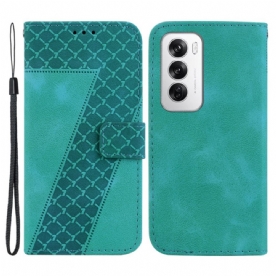 Leren Hoesje Voor Oppo Reno 12 5g Uitvoering 7