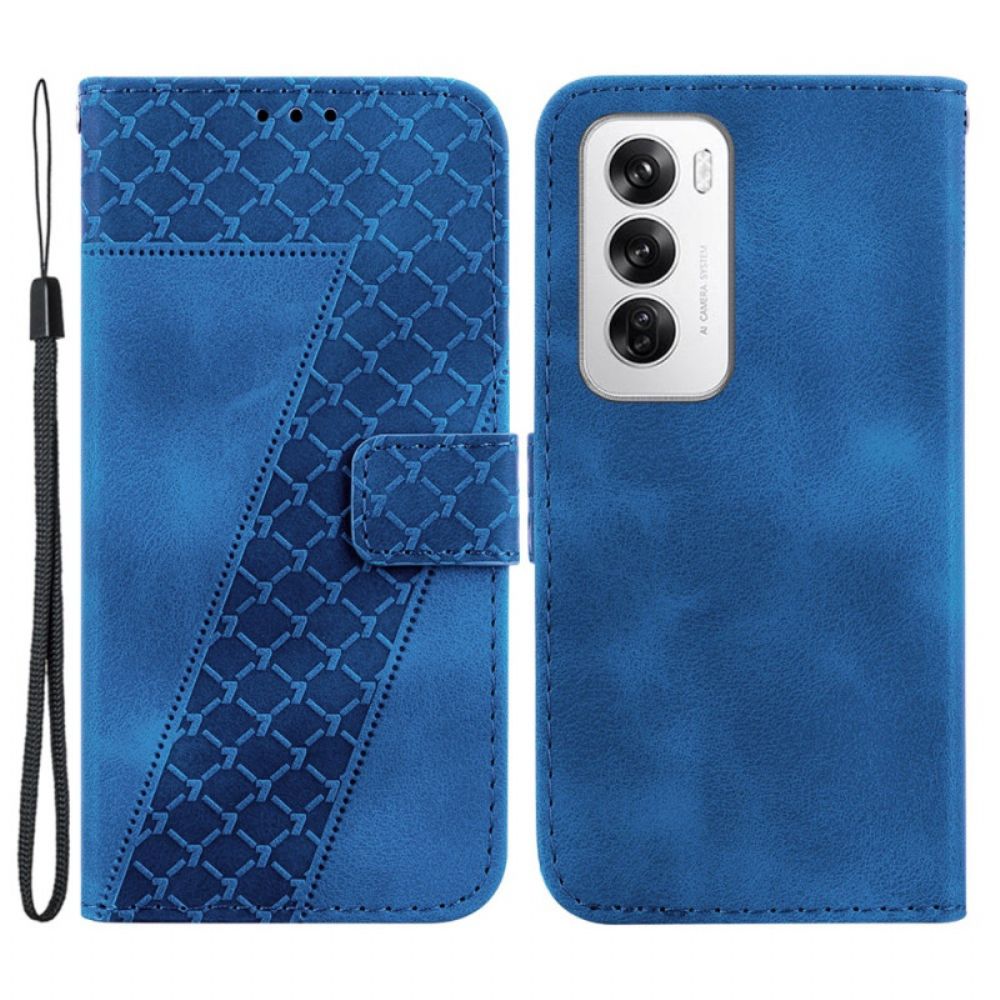 Leren Hoesje Voor Oppo Reno 12 5g Uitvoering 7