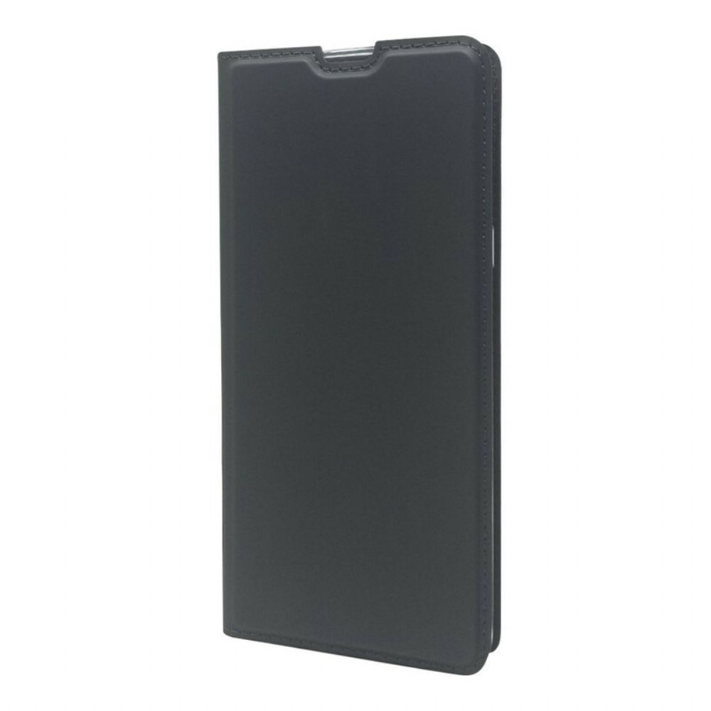 Bescherming Hoesje voor Samsung Galaxy S10 5G Folio-hoesje Magnetische Sluiting Met Leren Effect