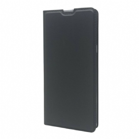 Bescherming Hoesje voor Samsung Galaxy S10 5G Folio-hoesje Magnetische Sluiting Met Leren Effect