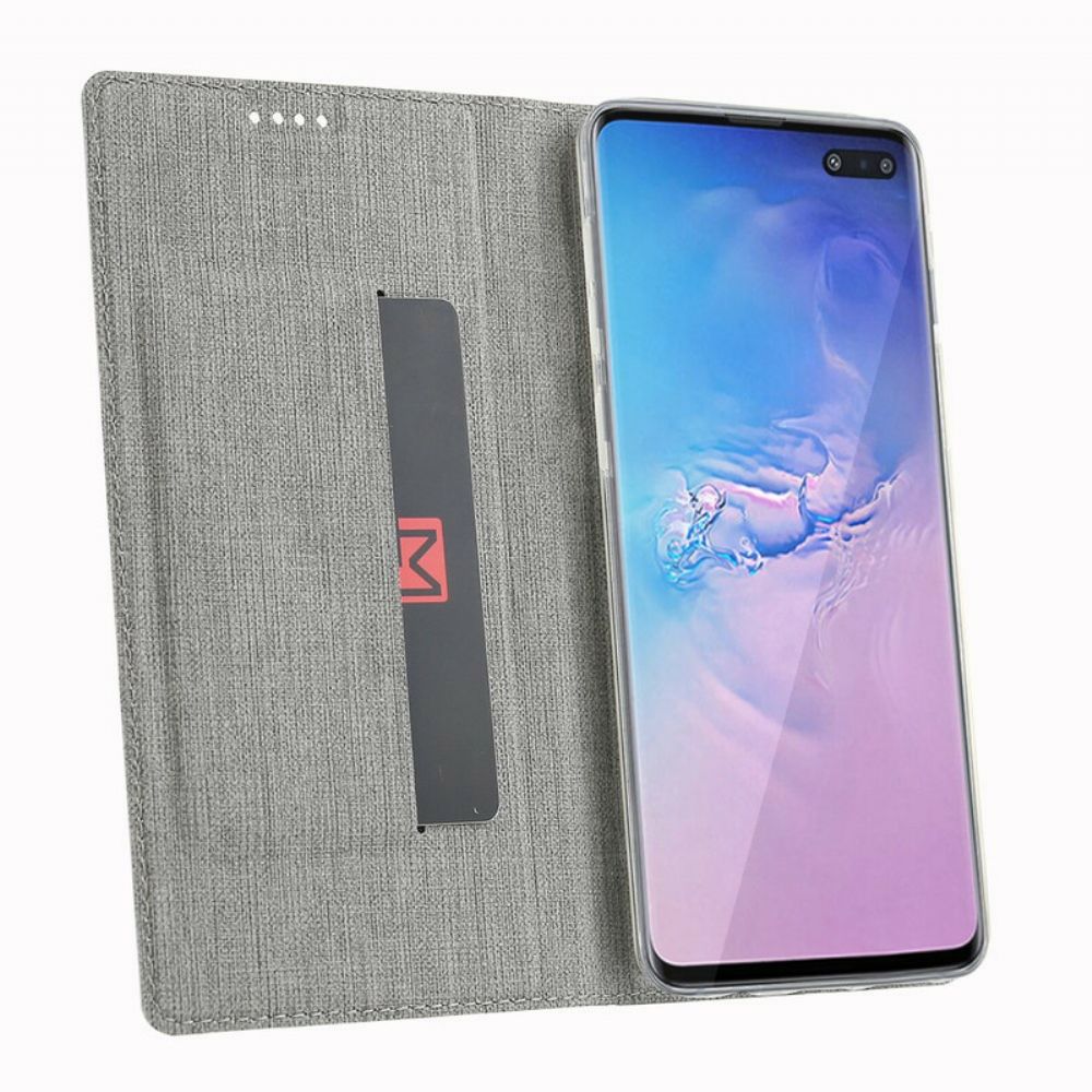 Bescherming Hoesje voor Samsung Galaxy S10 5G Folio-hoesje Vili Dmx Getextureerd