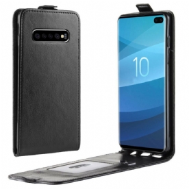 Folio-hoesje voor Samsung Galaxy S10 5G Flip Case Opvouwbaar Leereffect