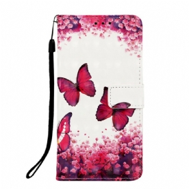 Folio-hoesje voor Samsung Galaxy S10 5G Rode Vlinders