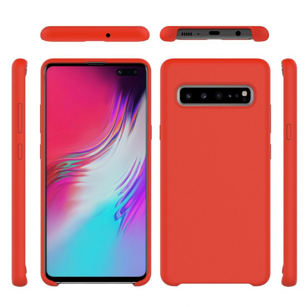 Hoesje voor Samsung Galaxy S10 5G Silicone Silky Touch