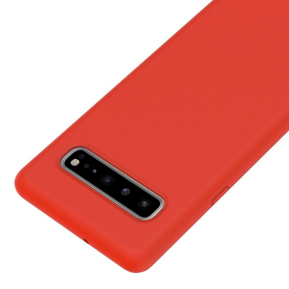 Hoesje voor Samsung Galaxy S10 5G Silicone Silky Touch