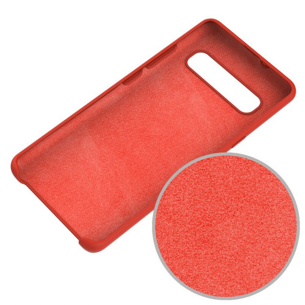 Hoesje voor Samsung Galaxy S10 5G Silicone Silky Touch