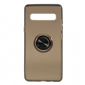 Hoesje voor Samsung Galaxy S10 5G Transparante Metalen Ring