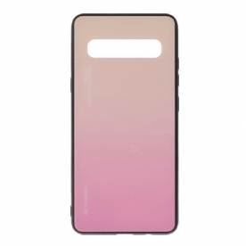 Hoesje voor Samsung Galaxy S10 5G Wees Jezelf Van Gehard Glas