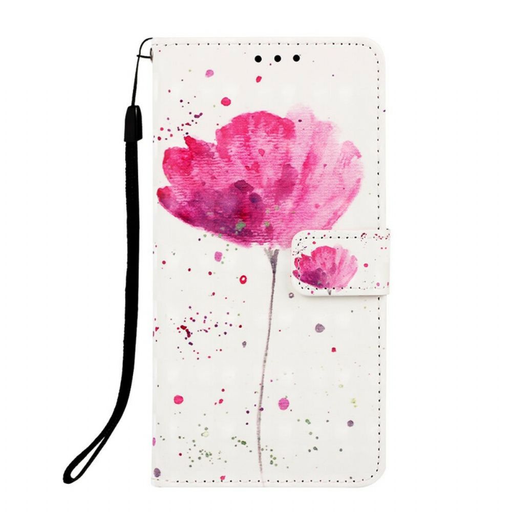 Telefoonhoesje Leren Hoesje voor Samsung Galaxy S10 5G Aquarel Halster