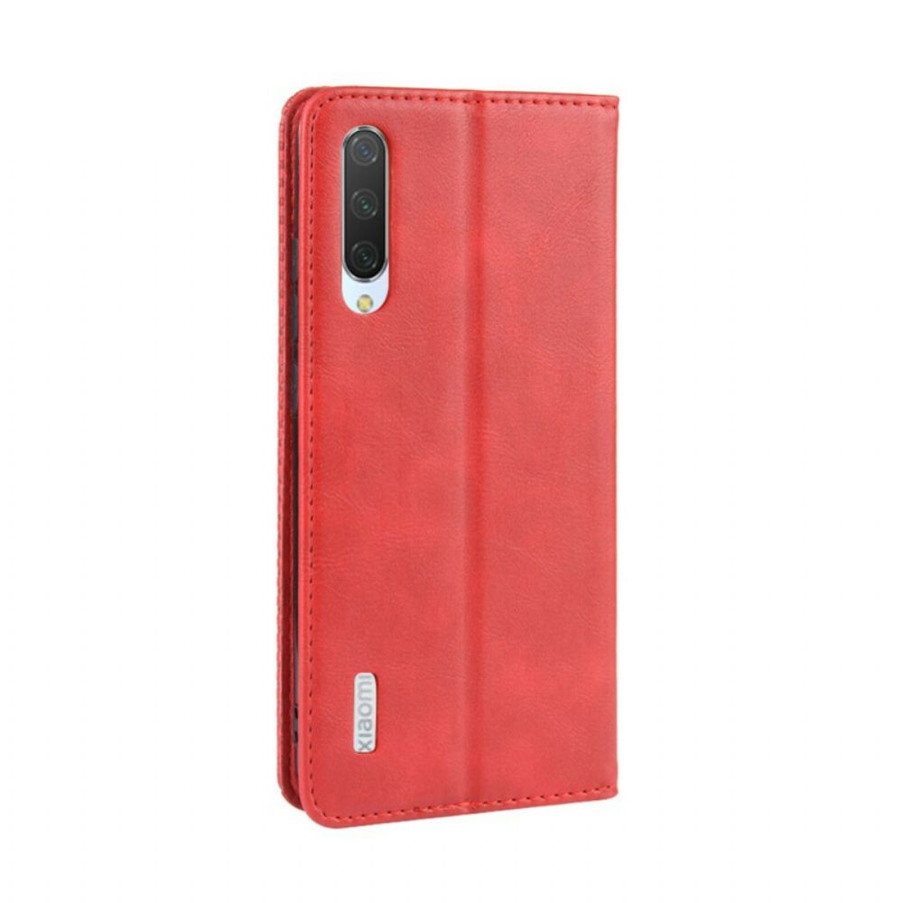 Bescherming Hoesje voor Xiaomi Mi A3 Folio-hoesje Vintage Gestileerd Leereffect