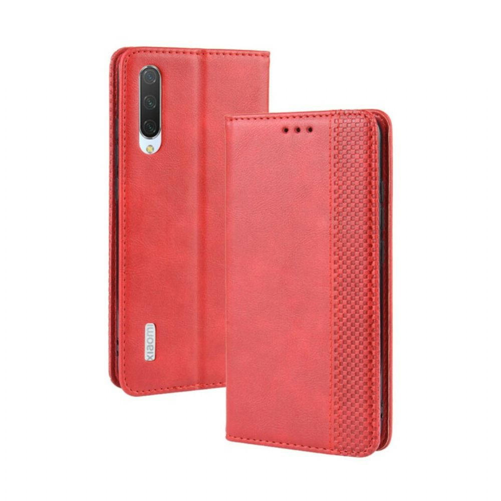 Bescherming Hoesje voor Xiaomi Mi A3 Folio-hoesje Vintage Gestileerd Leereffect