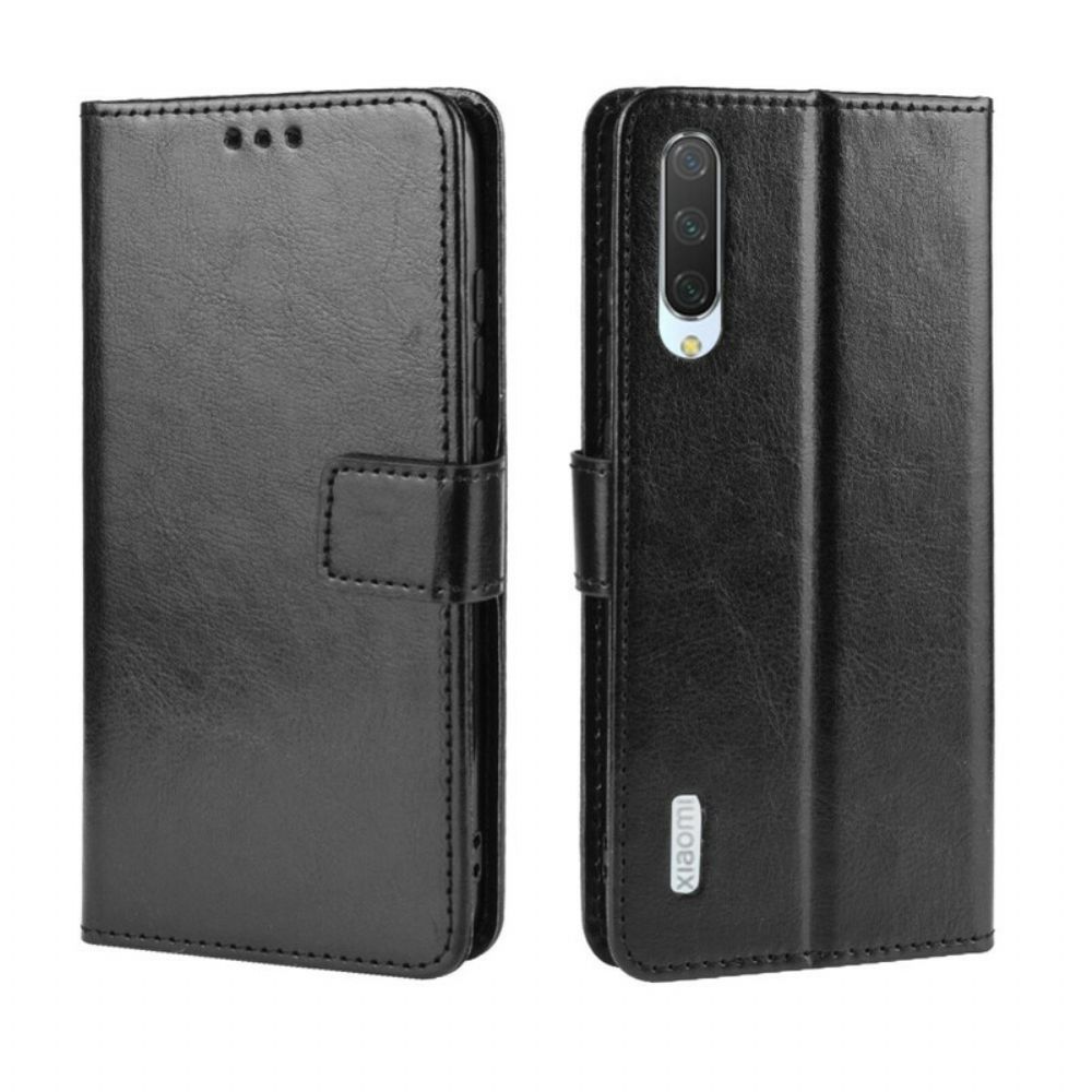 Flip Case voor Xiaomi Mi A3 Lederen Ontwerp Met Riem