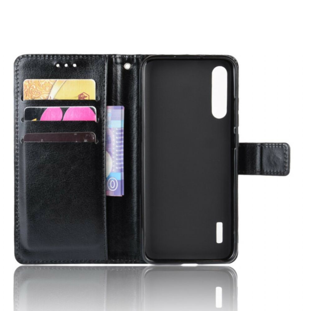 Flip Case voor Xiaomi Mi A3 Lederen Ontwerp Met Riem