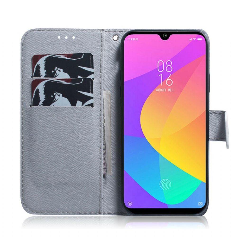 Folio-hoesje voor Xiaomi Mi A3 Bloeiende Takken