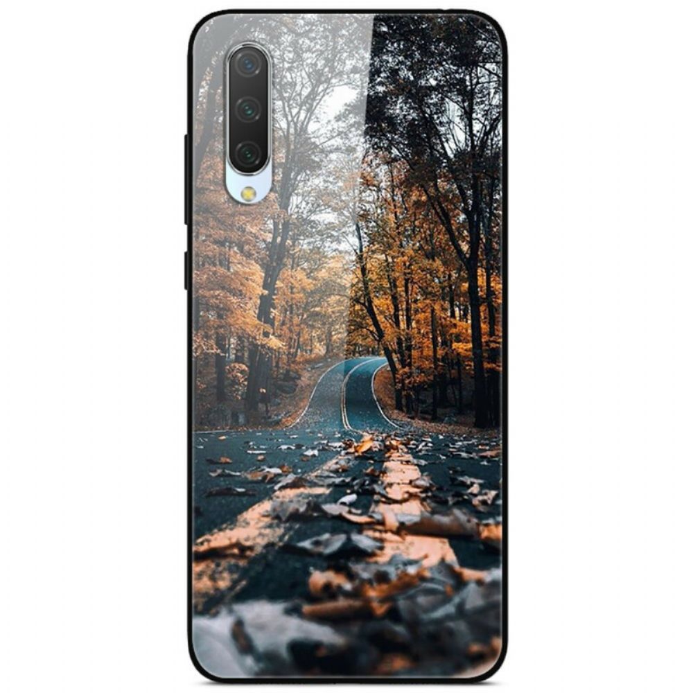 Hoesje voor Xiaomi Mi A3 Weg Van Gehard Glas Naar Geluk