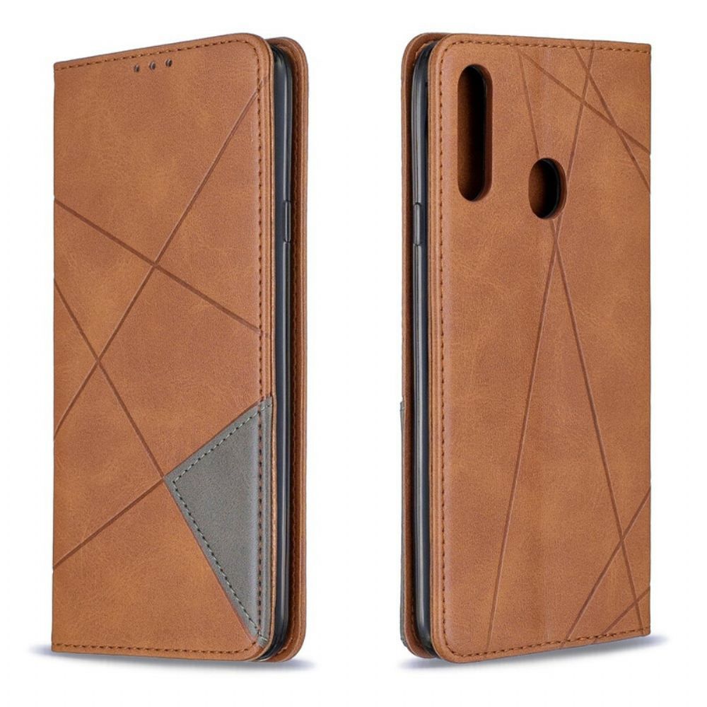 Bescherming Hoesje voor Samsung Galaxy A20s Folio-hoesje Artiestenstijl