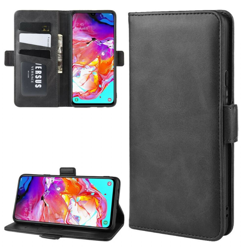 Folio-hoesje voor Samsung Galaxy A20s Flip Case Dubbele Klep