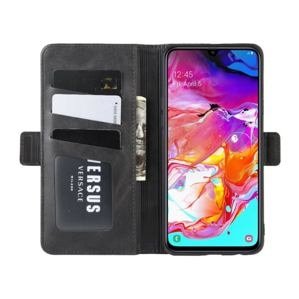 Folio-hoesje voor Samsung Galaxy A20s Flip Case Dubbele Klep