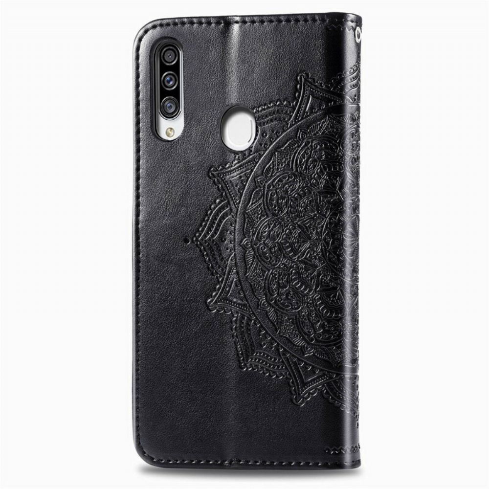 Folio-hoesje voor Samsung Galaxy A20s Mandala Van Middelbare Leeftijd