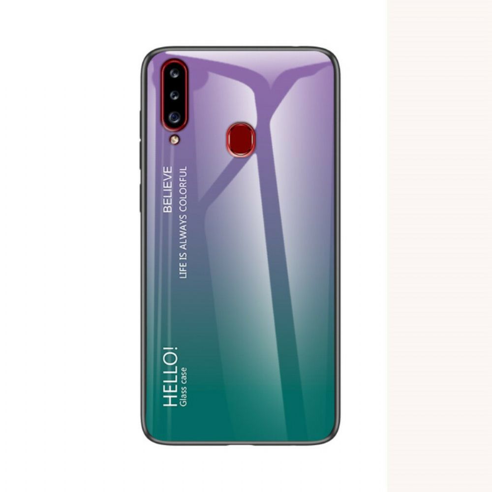 Hoesje voor Samsung Galaxy A20s Hallo Gehard Glas