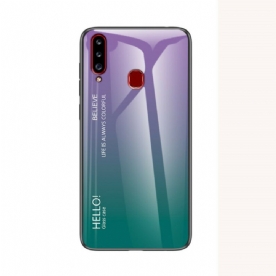 Hoesje voor Samsung Galaxy A20s Hallo Gehard Glas