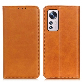 Bescherming Hoesje voor Xiaomi 12 Pro Folio-hoesje Elegantie Splitleer