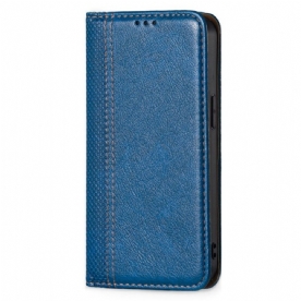 Bescherming Hoesje voor Xiaomi 12 Pro Folio-hoesje Vintage Leereffect