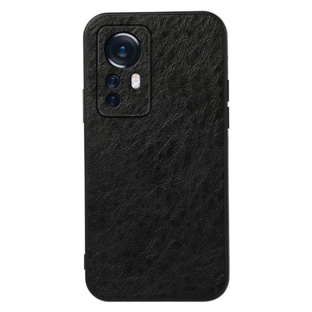 Hoesje voor Xiaomi 12 Pro Elegantie Leereffect