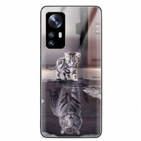 Hoesje voor Xiaomi 12 Pro Kittendroom Van Gehard Glas